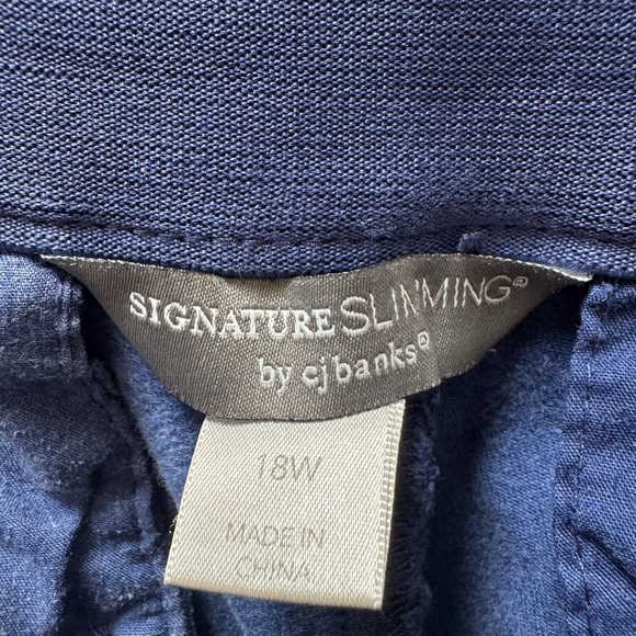 CJ Banks Blue Women's Pants - Picture 3 of 5